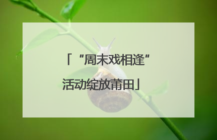 “周末戏相逢”活动绽放莆田