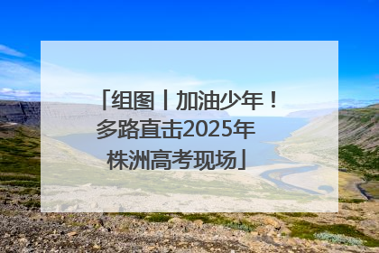 组图丨加油少年！多路直击2025年株洲高考现场
