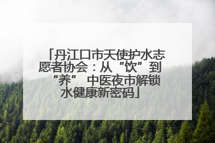 丹江口市天使护水志愿者协会：从“饮”到“养” 中医夜市解锁水健康新密码