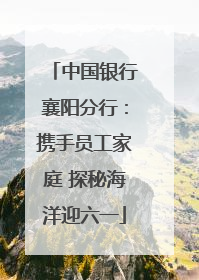 中国银行襄阳分行：携手员工家庭 探秘海洋迎六一
