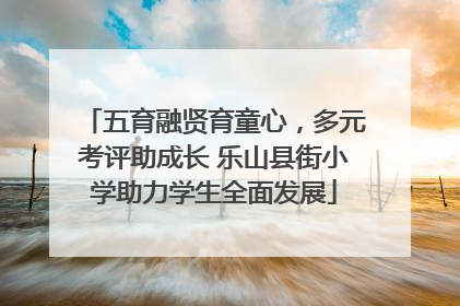 五育融贤育童心，多元考评助成长 乐山县街小学助力学生全面发展