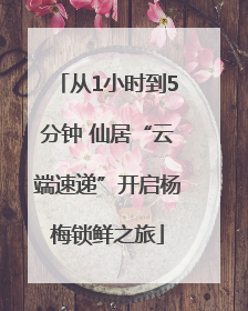 从1小时到5分钟 仙居“云端速递”开启杨梅锁鲜之旅