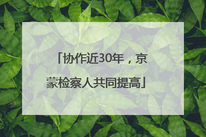 协作近30年，京蒙检察人共同提高
