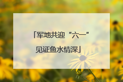 军地共迎“六一” 见证鱼水情深