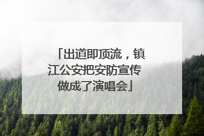 出道即顶流，镇江公安把安防宣传做成了演唱会