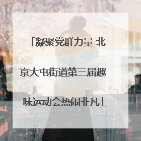 凝聚党群力量 北京大屯街道第三届趣味运动会热闹非凡