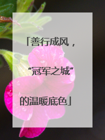 善行成风，“冠军之城”的温暖底色