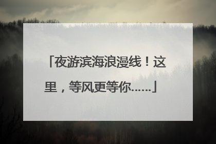 夜游滨海浪漫线！这里，等风更等你……