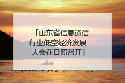 山东省信息通信行业低空经济发展大会在日照召开
