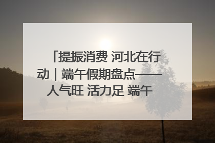 提振消费 河北在行动｜端午假期盘点——人气旺 活力足 端午经济“热浪”迭起