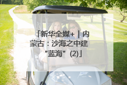 新华全媒+｜内蒙古：沙海之中建“蓝海”(2)