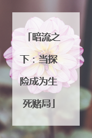 暗流之下：当探险成为生死赌局