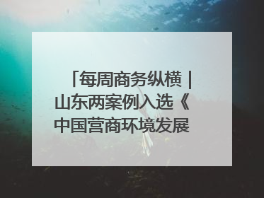 每周商务纵横｜山东两案例入选《中国营商环境发展报告（2025）》；山东外贸优品购物季进机关活动在济南举办