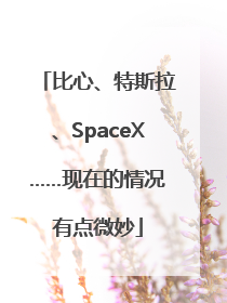 比心、特斯拉、SpaceX……现在的情况有点微妙