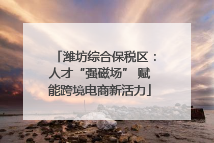 潍坊综合保税区：人才“强磁场” 赋能跨境电商新活力