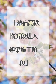 潍宿高铁临沂段进入架梁施工阶段