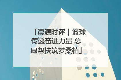 澧源时评｜篮球传递奋进力量 总局帮扶筑梦桑植