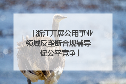 浙江开展公用事业领域反垄断合规辅导 促公平竞争