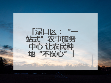 渌口区：“一站式”农事服务中心 让农民种地“不操心”