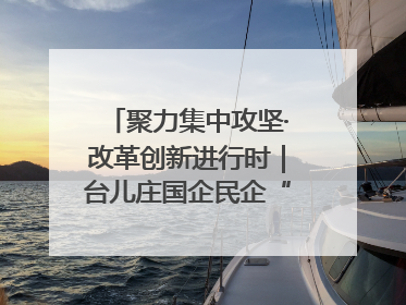 聚力集中攻坚·改革创新进行时｜台儿庄国企民企“联姻”记