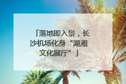 落地即入景，长沙机场化身“湖湘文化展厅”