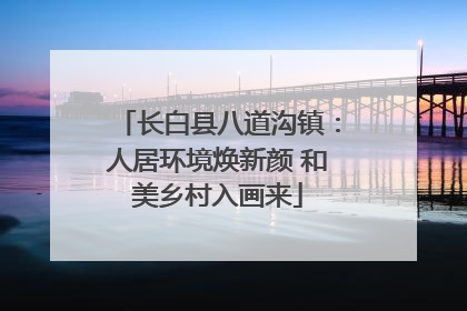 长白县八道沟镇：人居环境焕新颜 和美乡村入画来