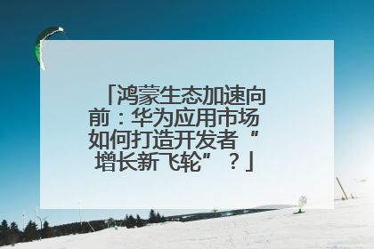 鸿蒙生态加速向前：华为应用市场如何打造开发者“增长新飞轮”？