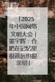 2025年中国网络文明大会｜董宇辉：合肥在记忆里很遥远也很亲切