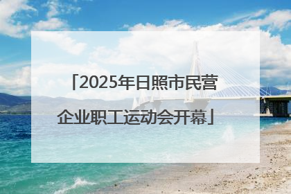 2025年日照市民营企业职工运动会开幕