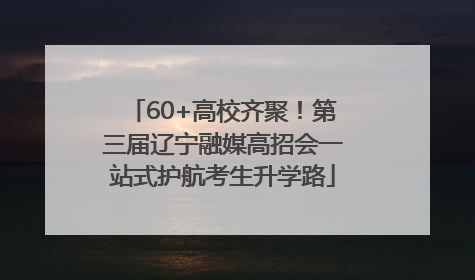 60+高校齐聚！第三届辽宁融媒高招会一站式护航考生升学路