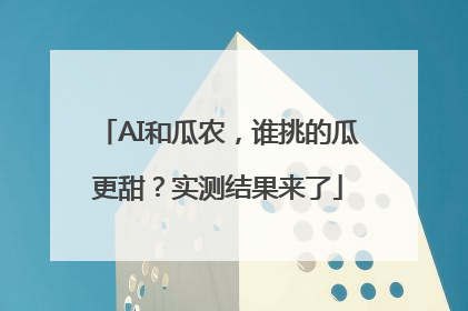 AI和瓜农，谁挑的瓜更甜？实测结果来了